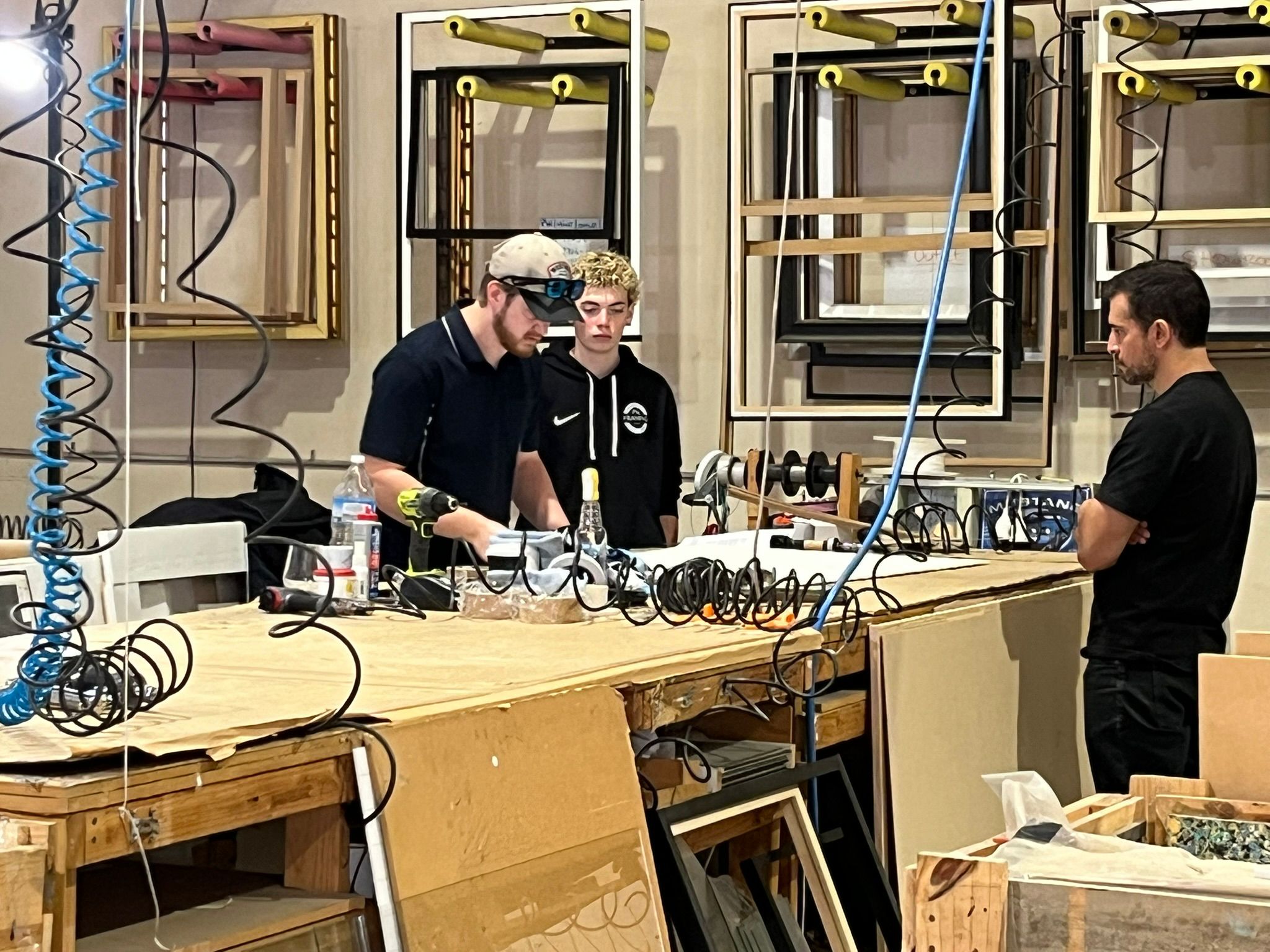 PW Framing factory team